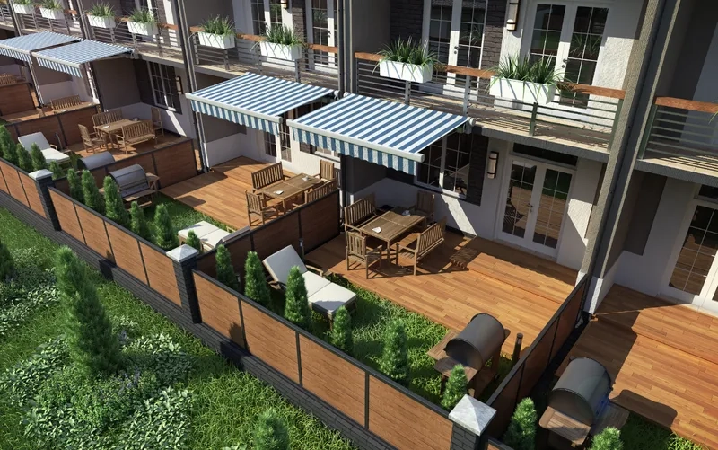 Trang trí ban công trồng cây