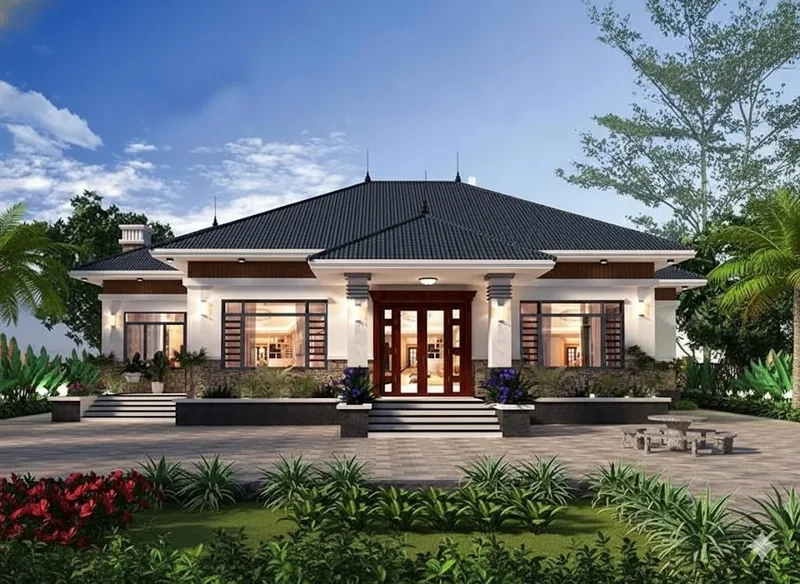 Cập nhật bảng giá chính xác báo giá biệt thự 1 tầng hôm nay