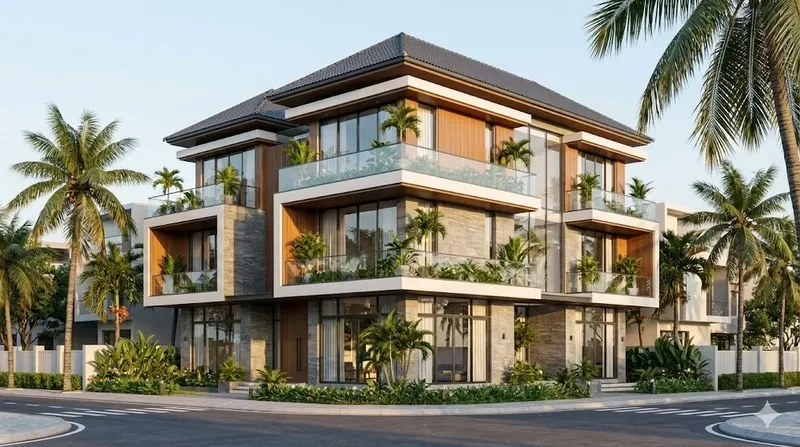 Trải nghiệm biệt thự 2 mặt tiền cao cấp nổi bật