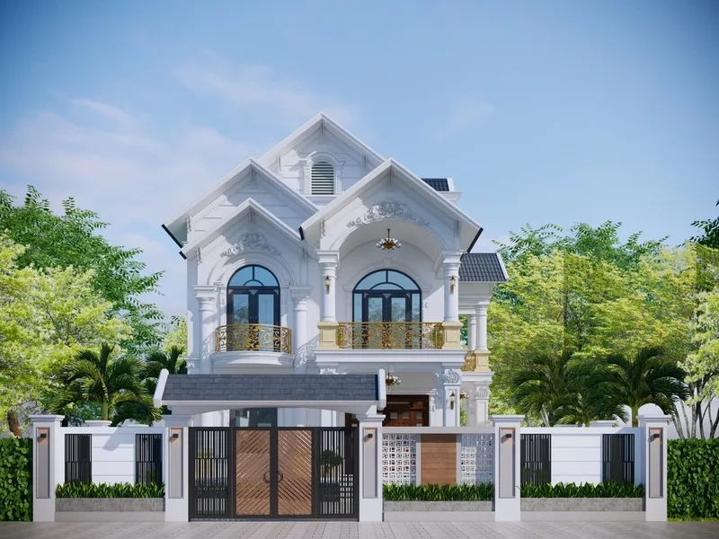 Khám phá mẫu biệt thự 2 tầng đẹp 2026 độc đáo