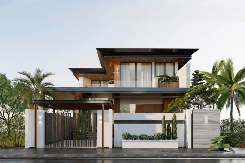 Tư vấn phong thuỷ biệt thự 2 tầng mang tài lộc