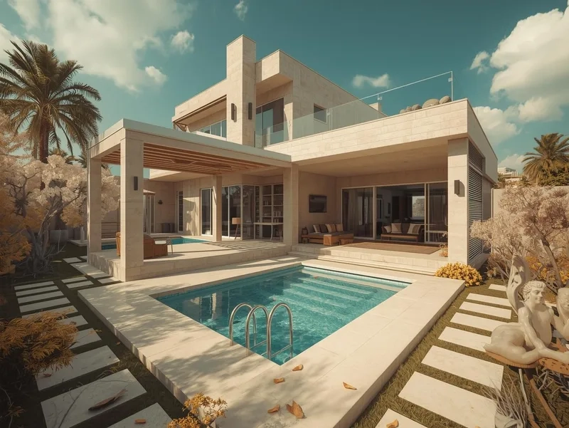 Trải nghiệm biệt thự có hồ bơi hiện đại tiện nghi