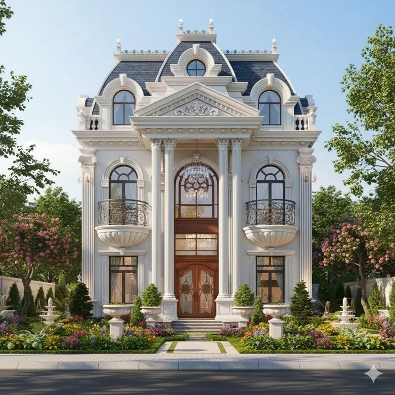 Khám phá mẫu biệt thự kiểu pháp sang trọng và đẳng cấp