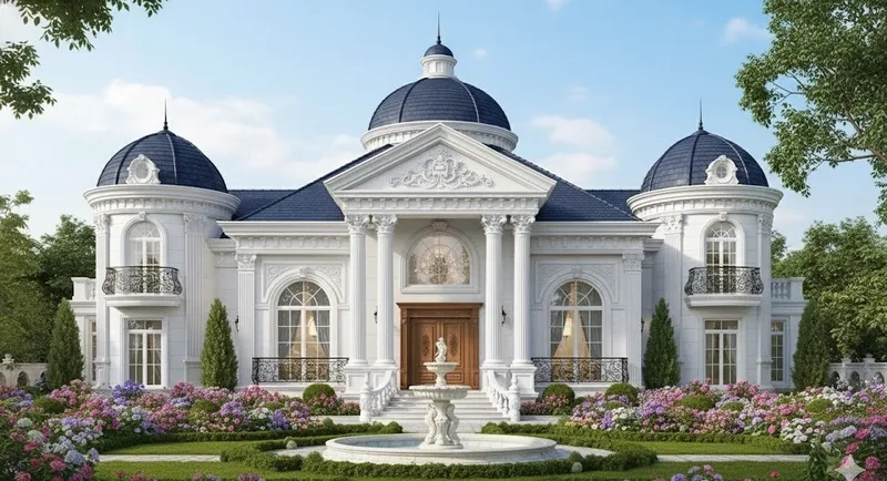 Tính toán chi phí xây biệt thự kiểu pháp hợp lý