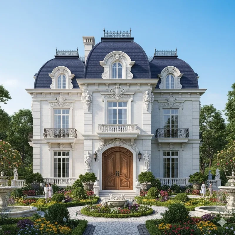 Cập nhật báo giá biệt thự kiểu pháp mới nhất