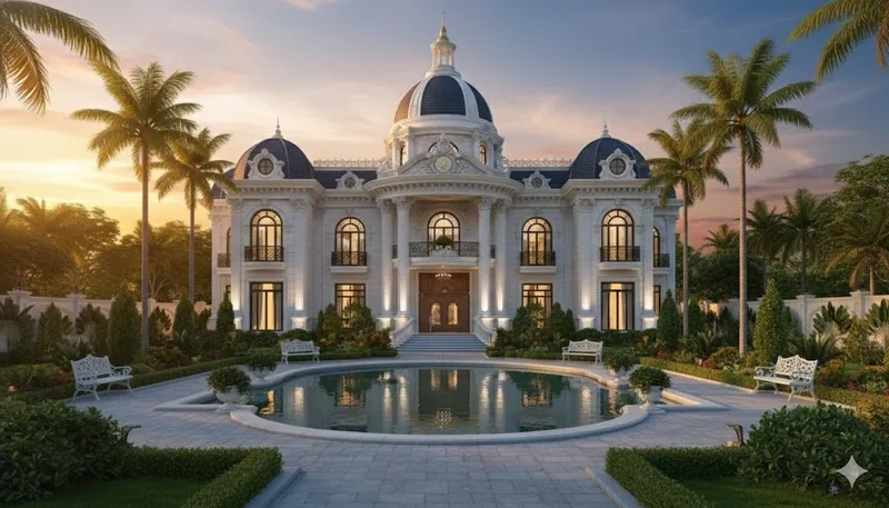 Tư vấn phong thuỷ biệt thự kiểu pháp hợp mệnh gia chủ