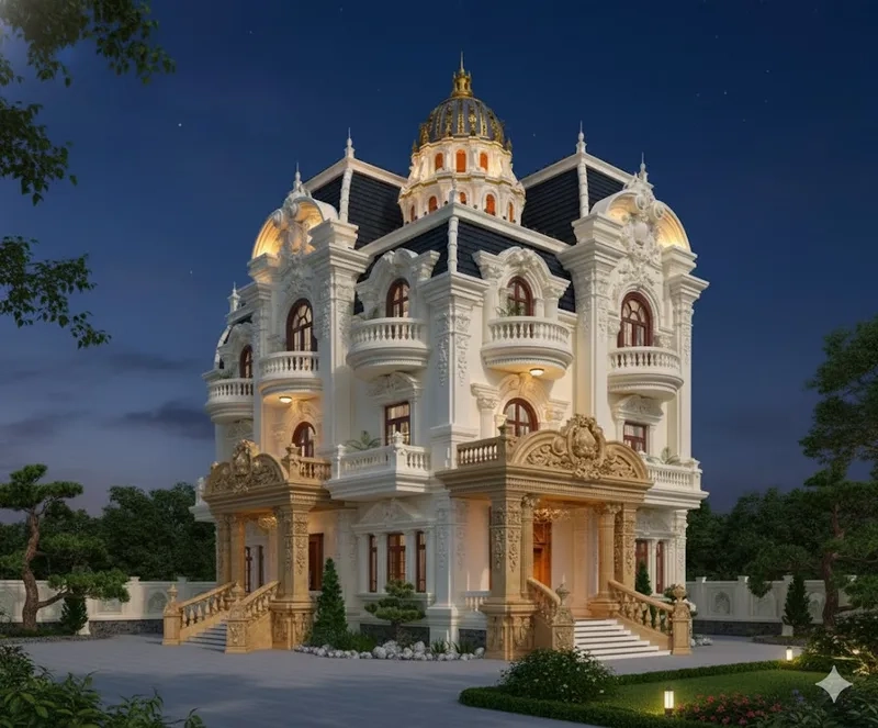 Sống đẳng cấp tại biệt thự lâu đài cao cấp tuyệt hảo