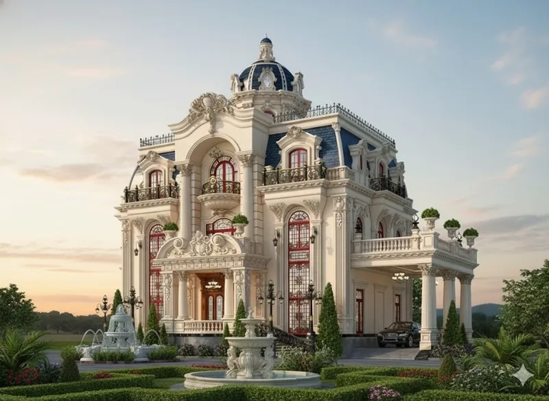 Sang trọng tinh tế biệt thự lâu đài sang trọng tuyệt vời