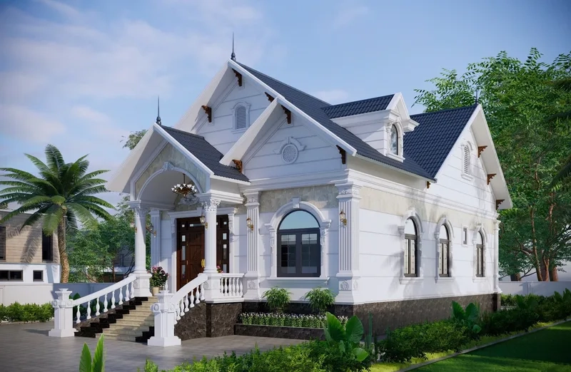 Chiêm ngưỡng hình ảnh biệt thự mái thái đẹp mọi góc