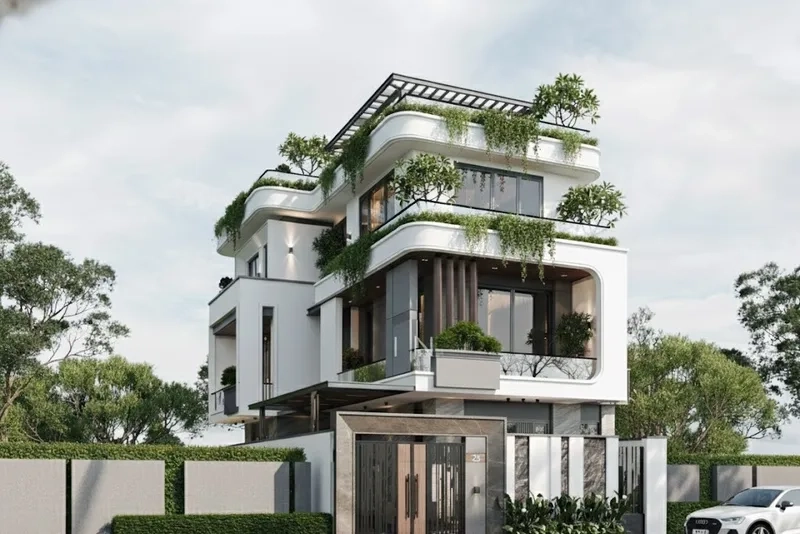 Xem hình ảnh biệt thự phố ấn tượng mọi góc nhìn