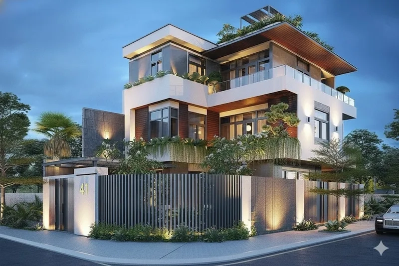 Tận hưởng thiên nhiên tại biệt thự phố có sân vườn