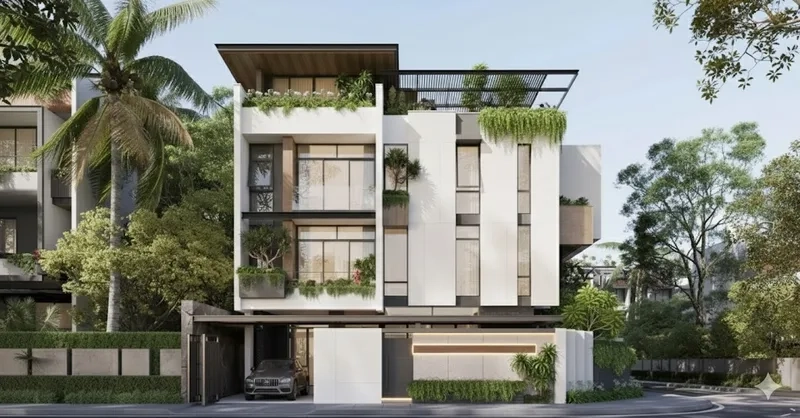 Xem ngay ảnh Biệt thự phố ấn tượng và nổi bật