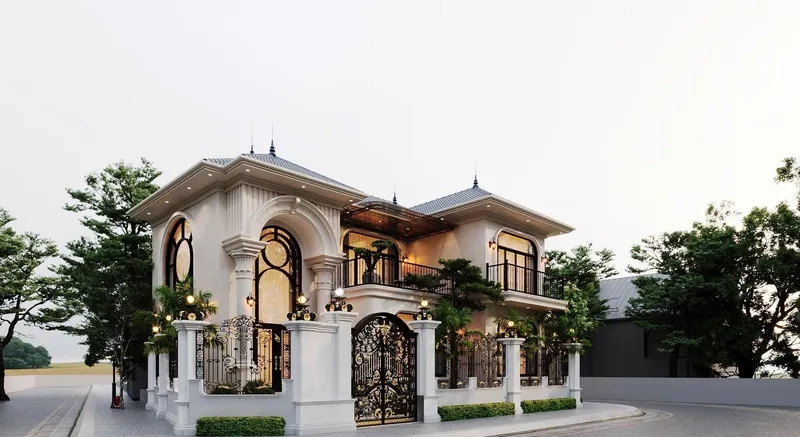 Trải nghiệm biệt thự tân cổ điển 3 tầng tiện nghi