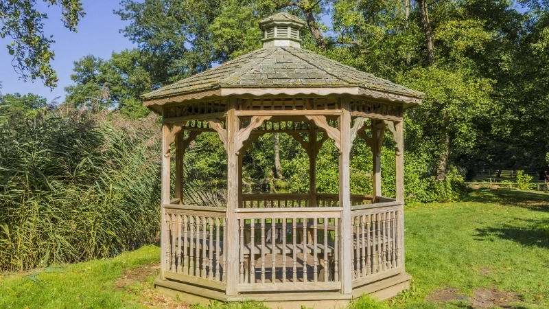 Chòi nghỉ mái lá mang đậm phong cách đồng quê việt nam