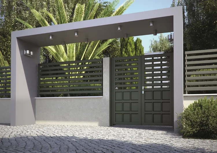 Khám phá hình ảnh cổng inox cho nhà ống bền bỉ và sang trọng