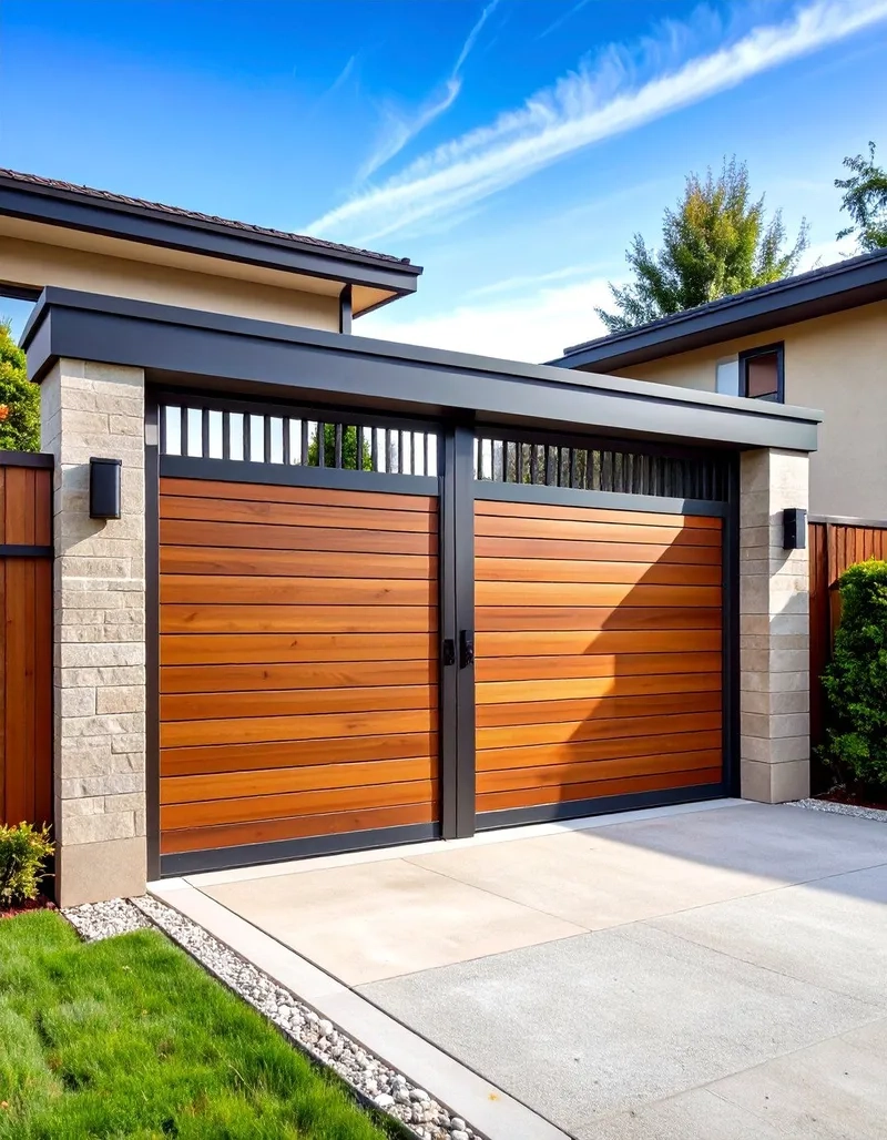 Cổng sắt nhà phố kiên cố