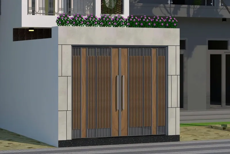 Thiết kế cổng rào nhà phố