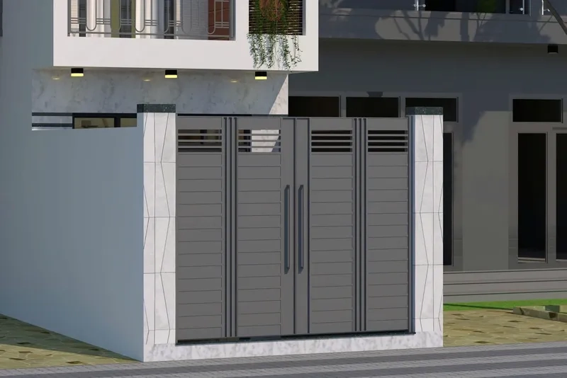 Cổng nhà phố hiện đại
