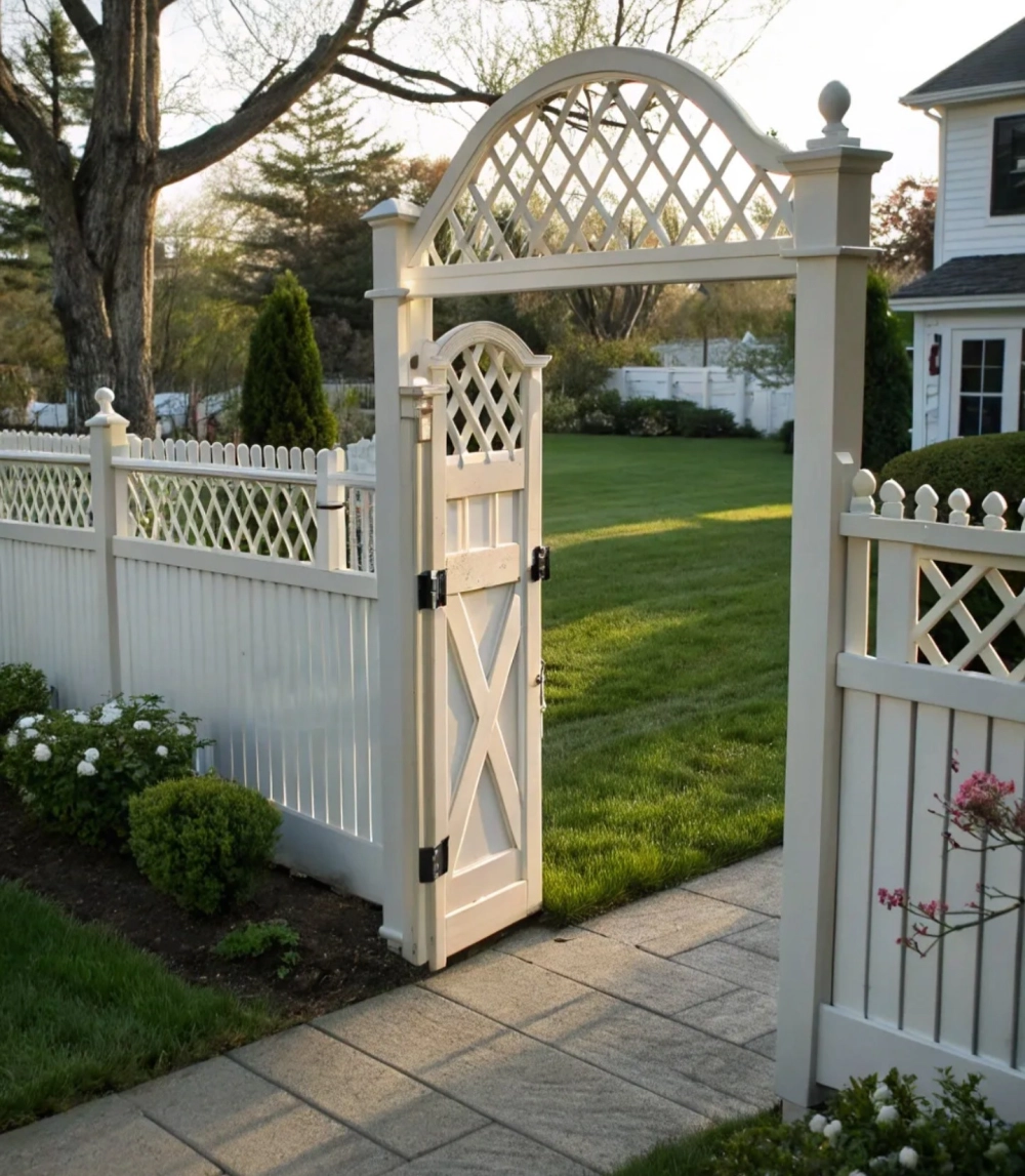 Phong cách cổng nhà vườn châu âu cổ điển và lãng mạn