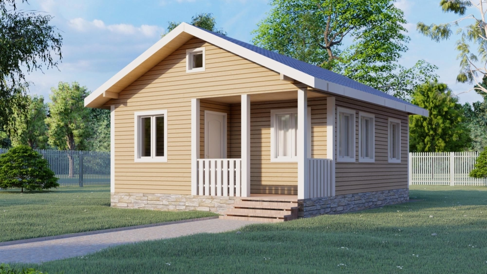 Thiết kế biệt thự vườn cấp 4 hiện đại có hồ bơi