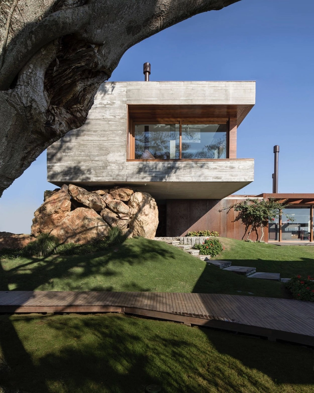 Chi tiết bản vẽ thiết kế nhà vườn đẹp với hồ bơi sang trọng