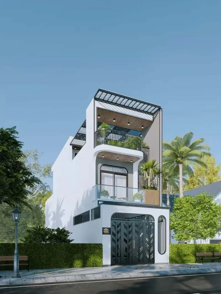 Khám phá ảnh mặt tiền nhà ống nhỏ xinh đầy tiện nghi