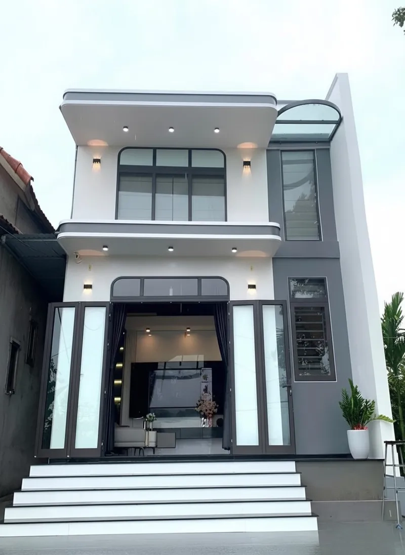 Chiều rộng ấn tượng của mẫu nhà mặt tiền 7m