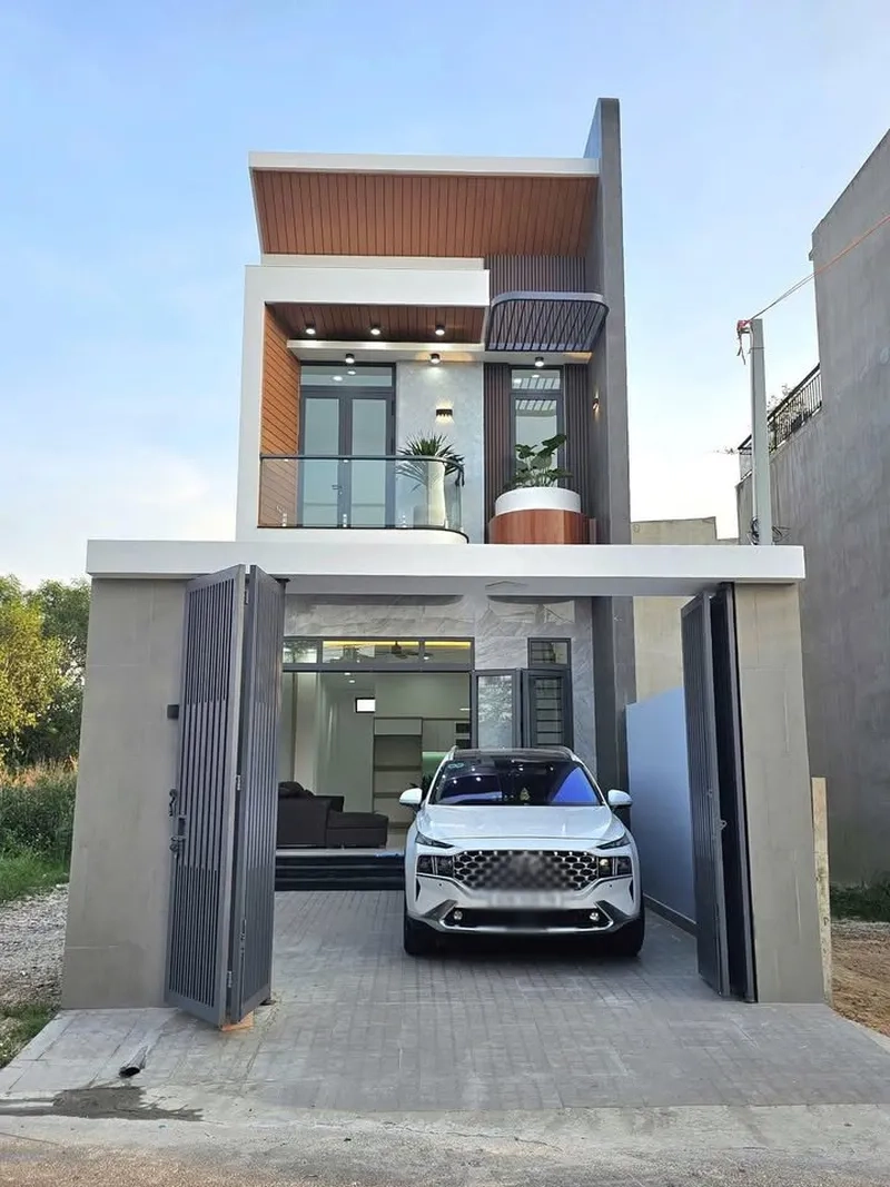 Mẫu nhà mặt phố 5m tiện nghi