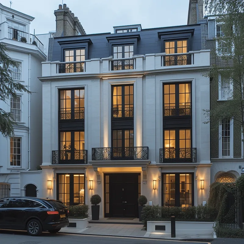 Màu sơn nhà phố tân cổ điển sang trọng