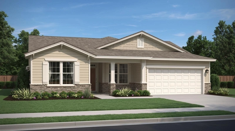 Mẫu nhà cấp 4 3 phòng ngủ chữ L tối ưu công năng