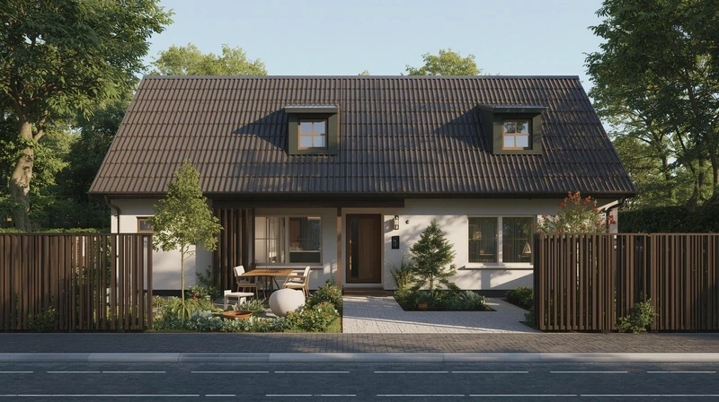 Kiểu nhà cấp 4 3 phòng ngủ phù hợp gia đình trẻ tiện dụng