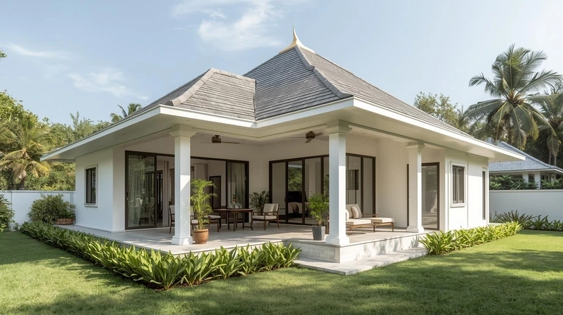 Gợi ý mẫu nhà cấp 4 4 phòng ngủ đẹp cho mọi gia đình