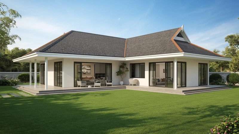 Bản thiết kế thiết kế nhà cấp 4 4 phòng ngủ tối ưu không gian