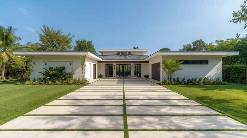 Thiết kế nhà cấp 4 4 phòng ngủ nông thôn thoáng mát tiện nghi