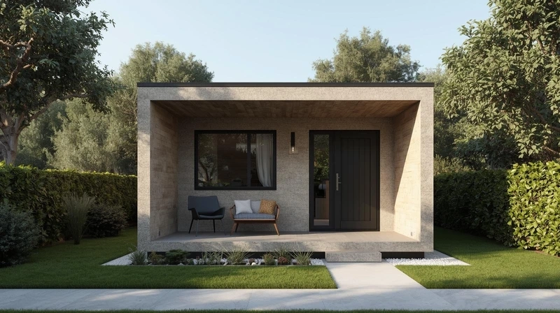 Kiểu nhà cấp 4 diện tích nhỏ cho gia đình trẻ tiện nghi