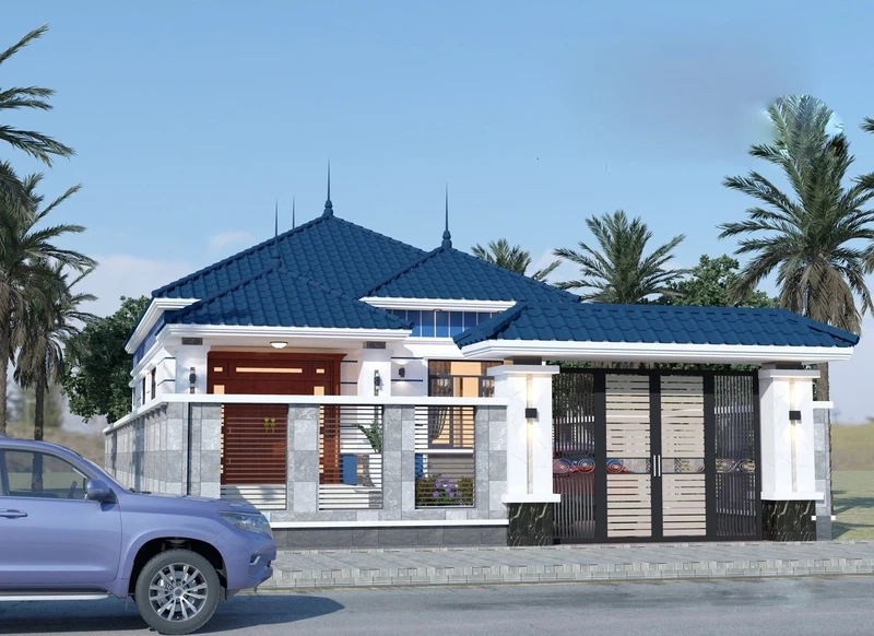 Đẳng cấp vượt trội với nhà cấp 4 mái nhật sang trọng