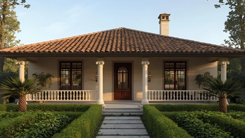 Tối ưu sang trọng với thiết kế nhà cấp 4 phong cách châu âu