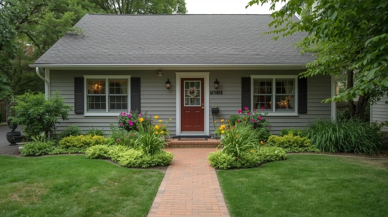 Không gian nhà cấp 4 sân vườn thoáng mát chuẩn nghỉ dưỡng