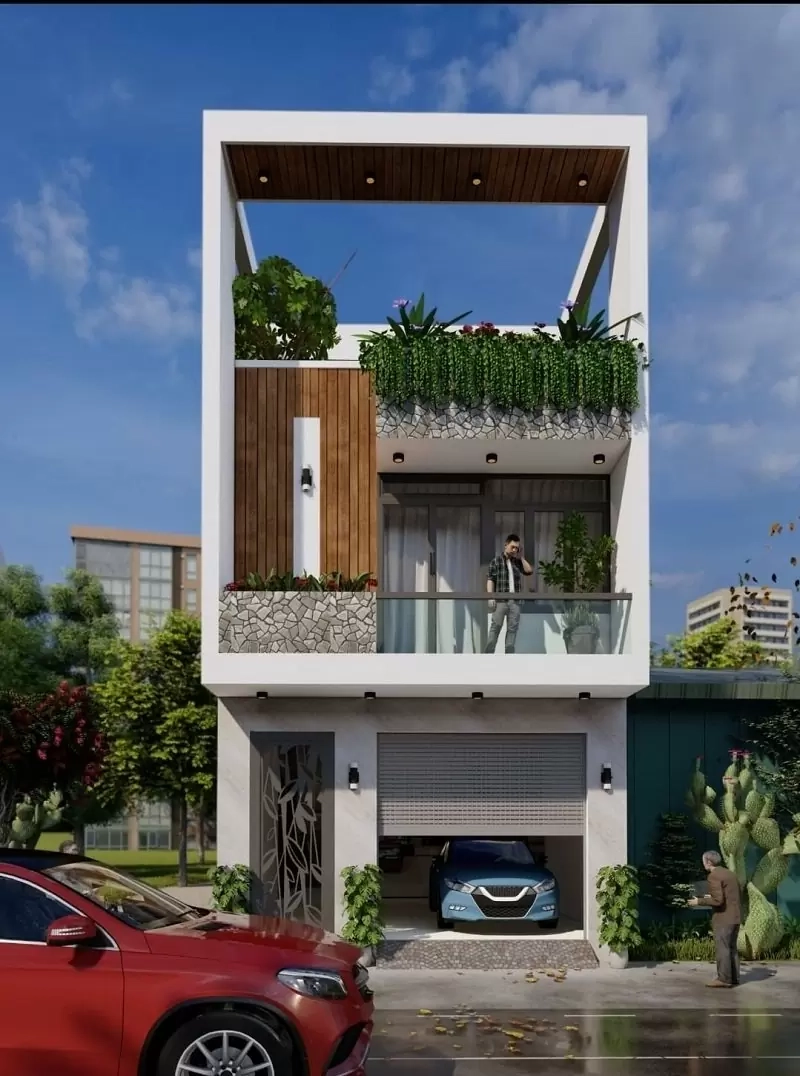 Xem bộ sưu tập ảnh nhà ống nhỏ gọn có tum tiện nghi