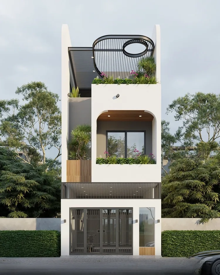 Mẫu hình nhà ống 3 tầng Việt Nam cuốn hút với thiết kế hiện đại