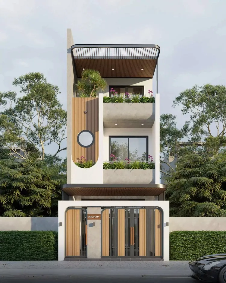 Mẫu nhà ống 3 tầng 5×20 trong thực tế thể hiện không gian tối ưu