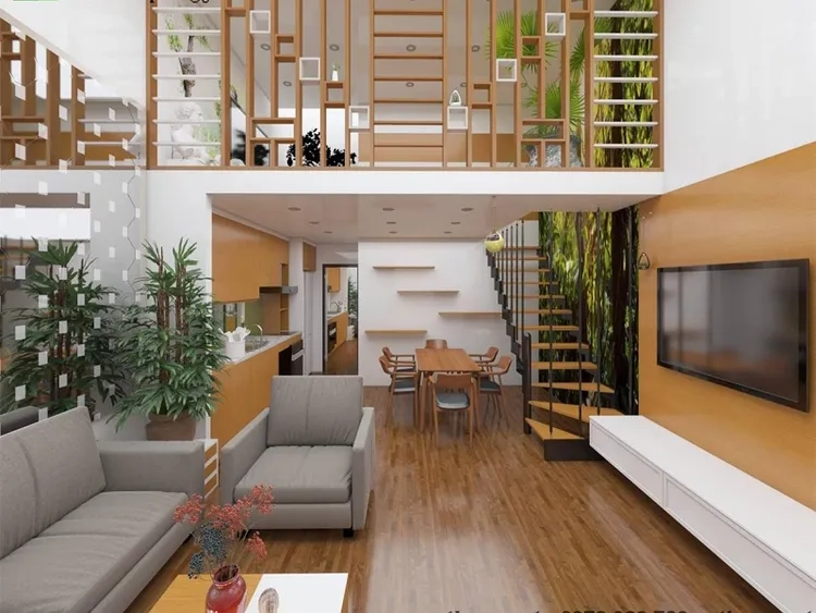 Khám phá ảnh thiết kế nhà ống có gác lửng tiện nghi và hiện đại