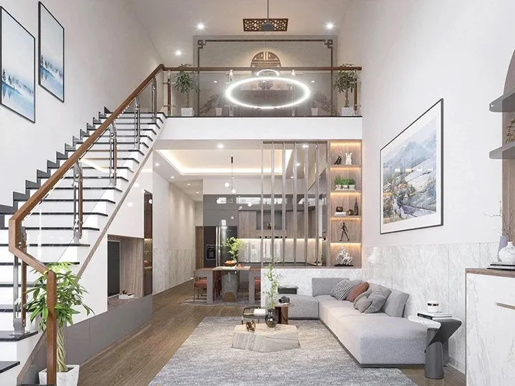 Khám phá hình ảnh gác lửng làm phòng làm việc hiện đại