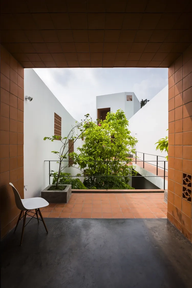 Xem ảnh phối cảnh giếng trời hiện đại đầy tiện nghi