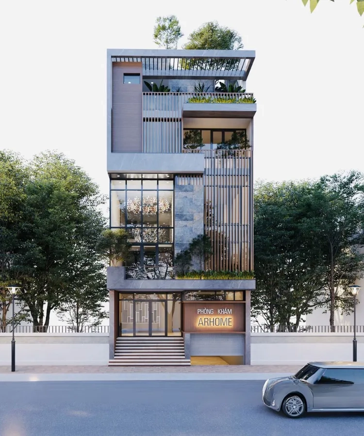 Ảnh mẫu nhà ống 4 tầng đẹp tạo nên phong cách sống đẳng cấp