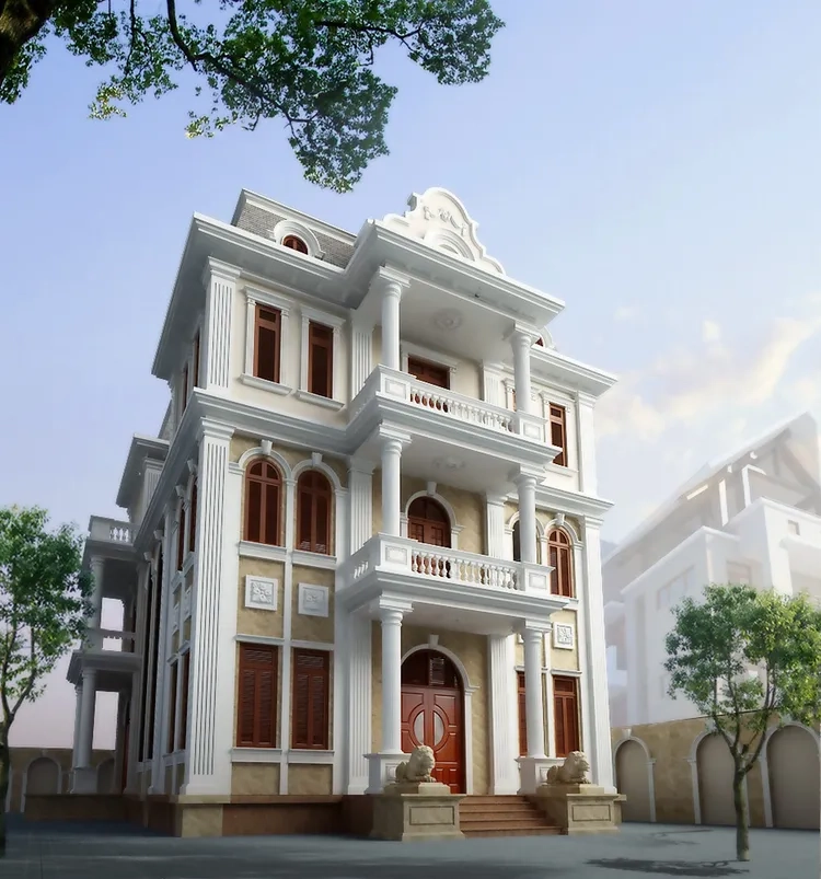 Ngắm hình ảnh ban công nhà ống kiểu Pháp đẹp mắt