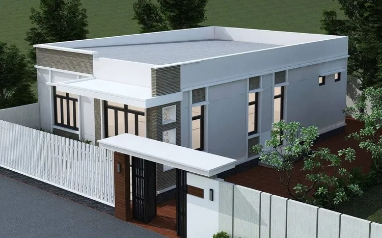 Xem ngay ảnh nhà ống mái bằng minimalism tinh giản và sang trọng