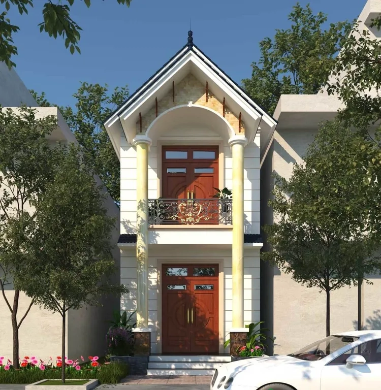 Khám phá ảnh ống kính kiến trúc nhà ống mái thái chuyên nghiệp