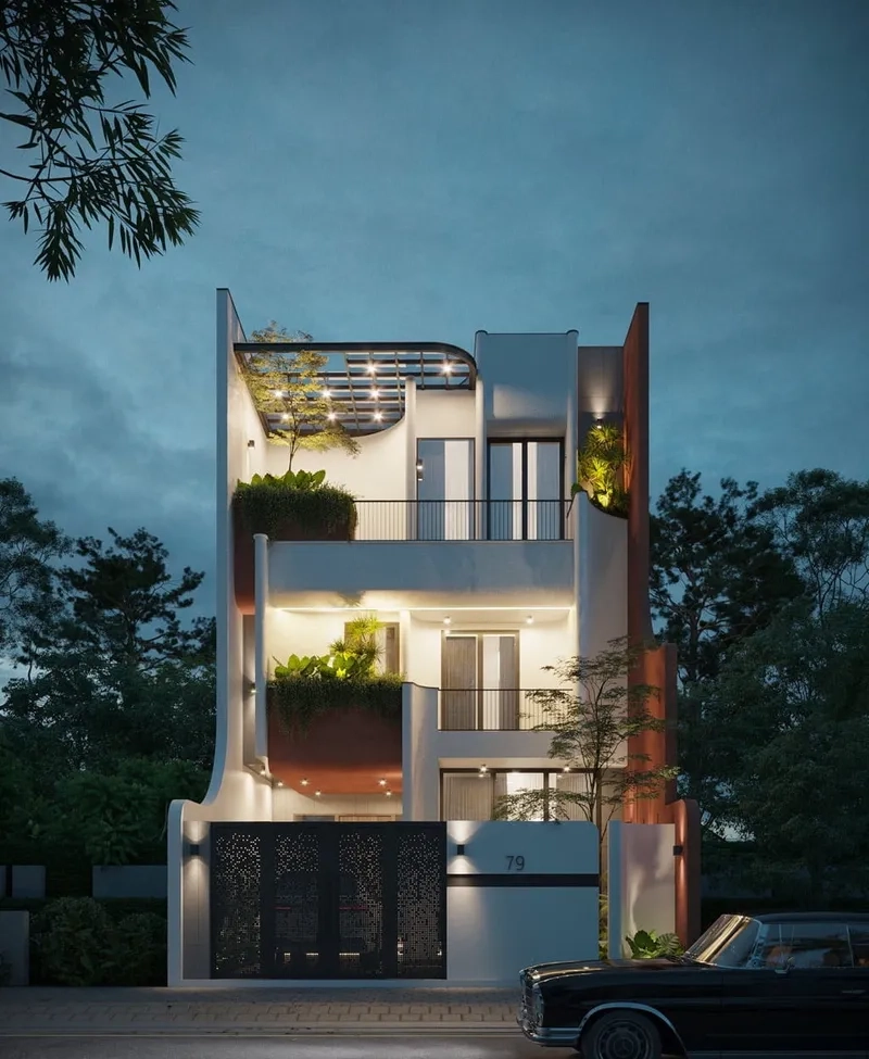 Giá xây nhà phố 3 tầng trọn gói