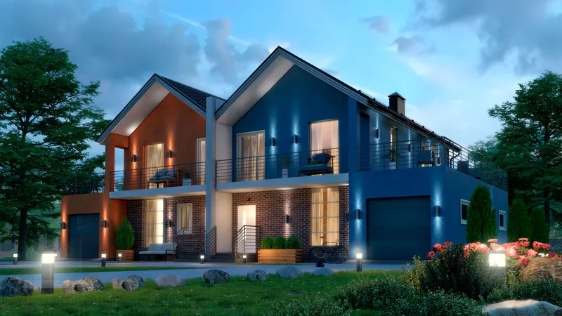 Nhà phố mặt tiền 5m có gara xinh